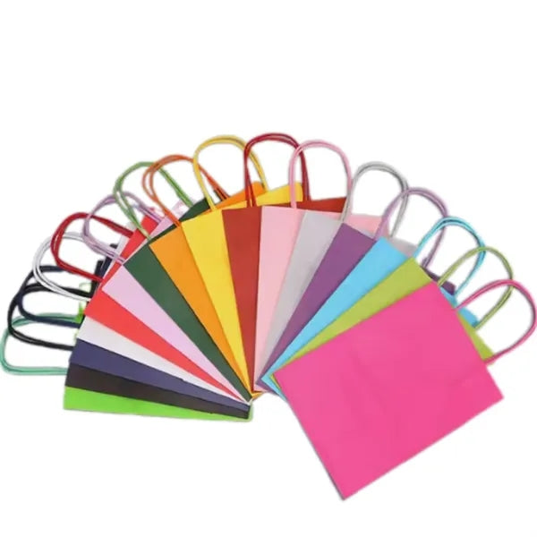 Full Color Kraft Paper Shopping Tote Bag