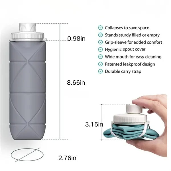 Collapsible Silicone Water Bottles