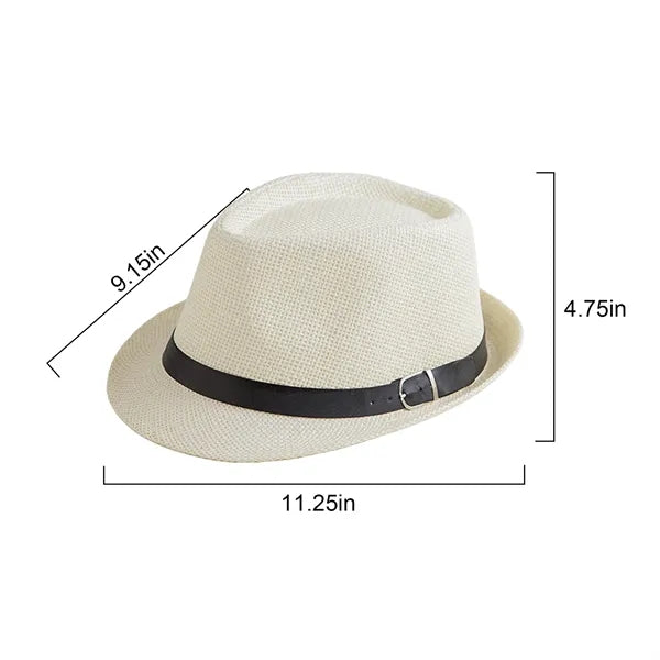 Roll Brim Straw Hat