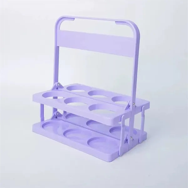 Foldable 6 Cup Drink Carrier with Handle