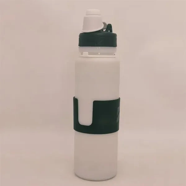 Collapsible Silicone Sports Water Bottle