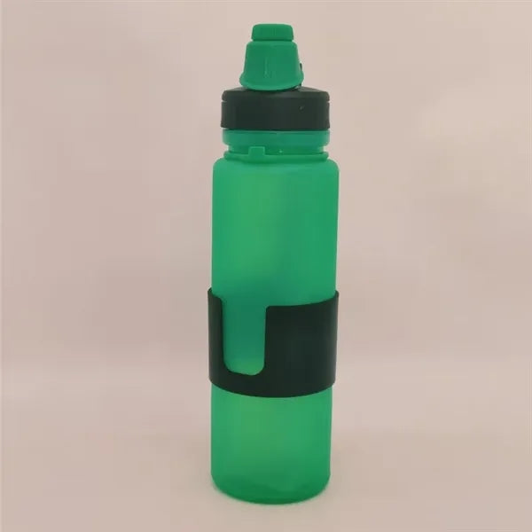Collapsible Silicone Sports Water Bottle
