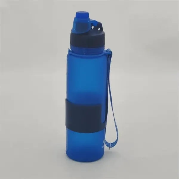 Collapsible Silicone Sports Water Bottle