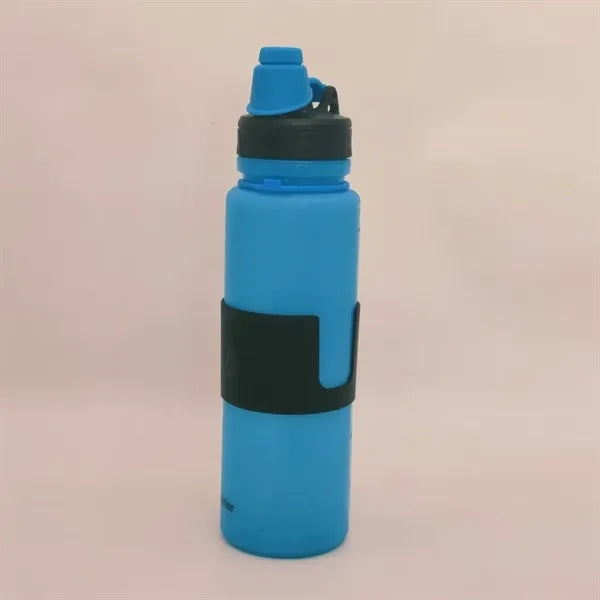 Collapsible Silicone Sports Water Bottle