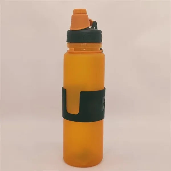 Collapsible Silicone Sports Water Bottle