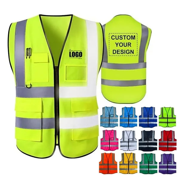 Reflective High Visibility Safety Vest