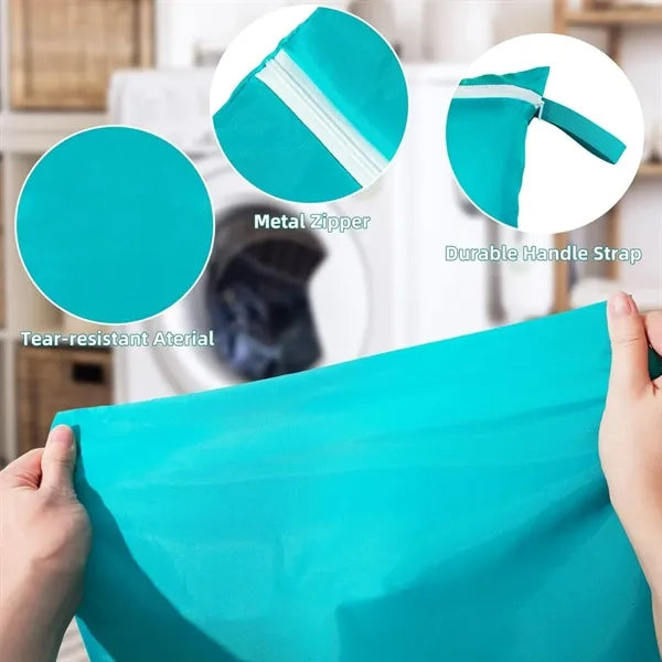 Waterproof Oxford Travel Laundry Storage Zipper Bag
