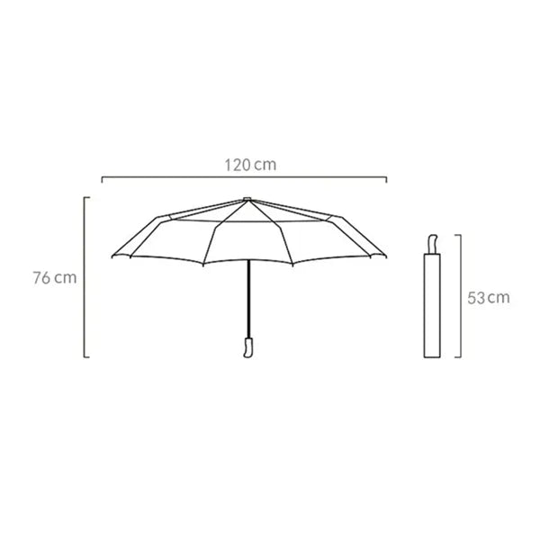 47" Fold Automatic Open Golf Umbrella
