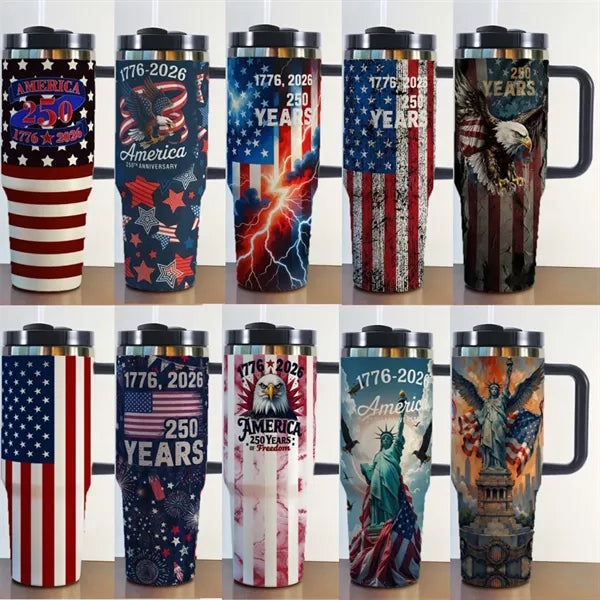 250 Years America Anniversary 40 oz Tumbler