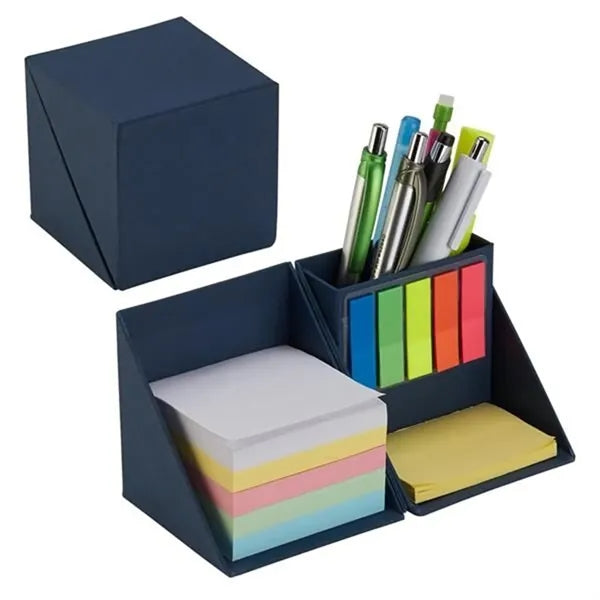 Stationery Cube Shaped Sticky Notes Box