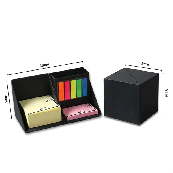 Stationery Cube Shaped Sticky Notes Box