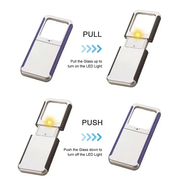 Portable Folding Light Magnifying Glass