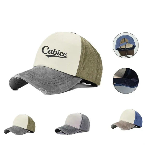 Coating Washed Baseball Cap