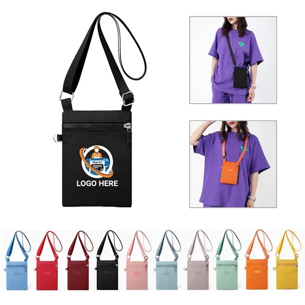 Nylon Water Resistant Multi Wear Crossbody Bag