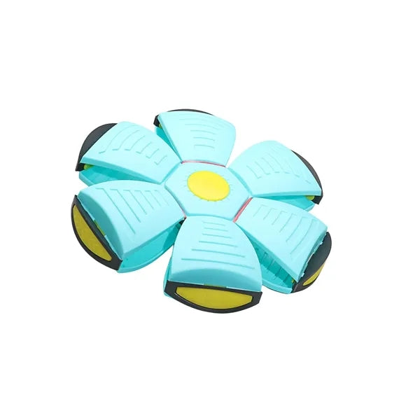 Glowing Transforming Flying Disc Interactive Toy
