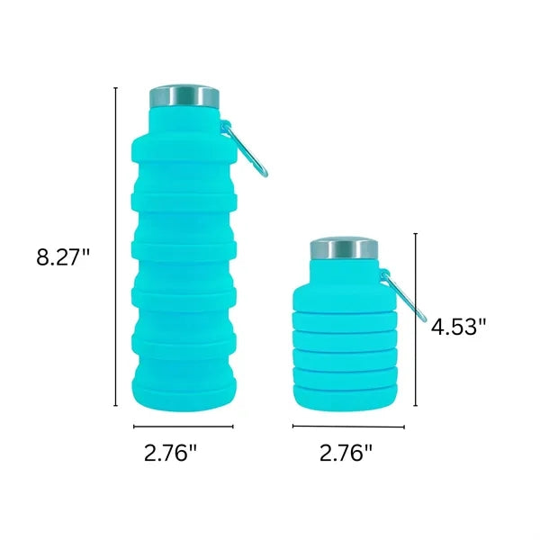 Foldable Silicone Portable Water Bottle