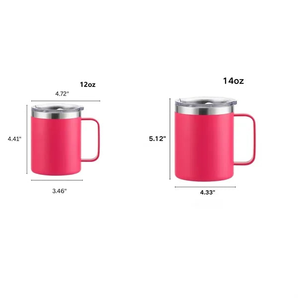 Stainless Steel Insulated Handle Thermos Mug