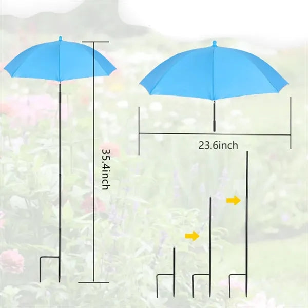 Garden Plant Protection Umbrella With Ground Stake