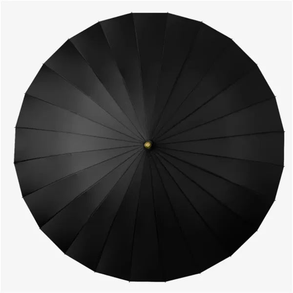 Large Umbrella 24 Rib Straight Bar Automatic Open