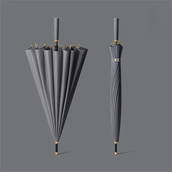 Large Umbrella 24 Rib Straight Bar Automatic Open