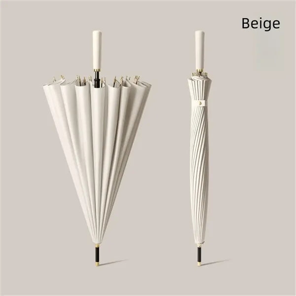 Large Umbrella 24 Rib Straight Bar Automatic Open