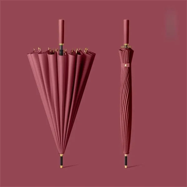 Large Umbrella 24 Rib Straight Bar Automatic Open
