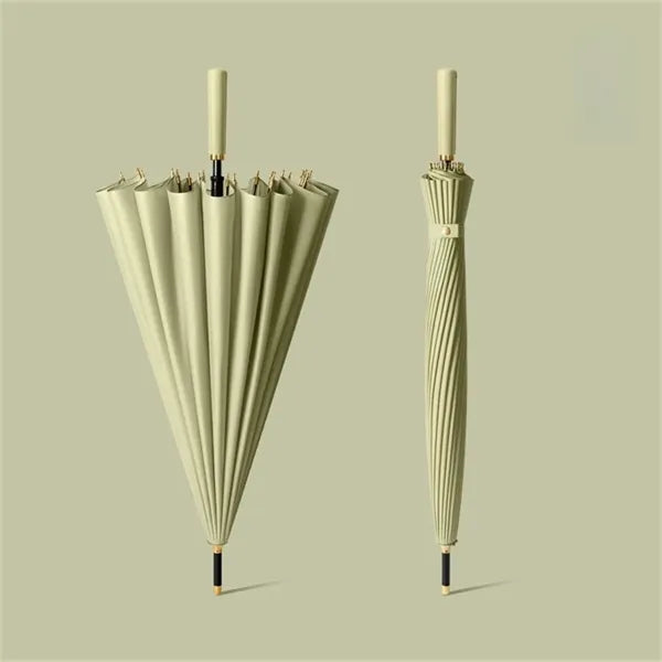 Large Umbrella 24 Rib Straight Bar Automatic Open