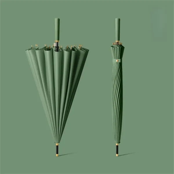 Large Umbrella 24 Rib Straight Bar Automatic Open
