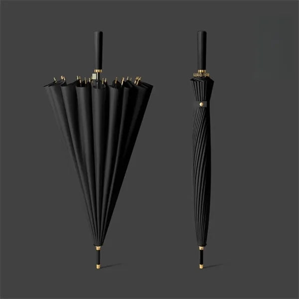 Large Umbrella 24 Rib Straight Bar Automatic Open