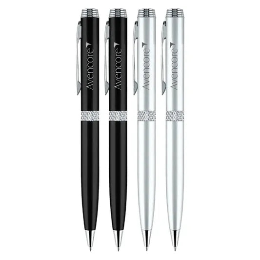 Union Printed - Diamond Rollerball Twist Metal Pen