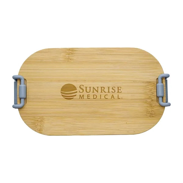 Engraved Bamboo Lunch Box