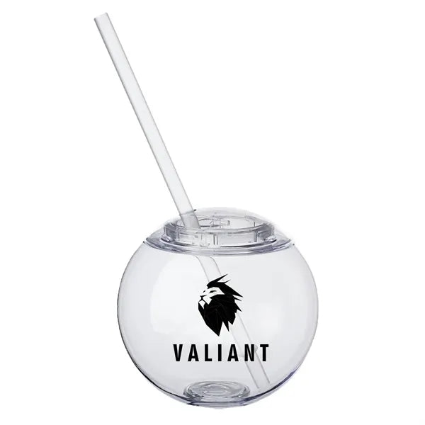 15 oz Party Style Sipper Sphere Cup