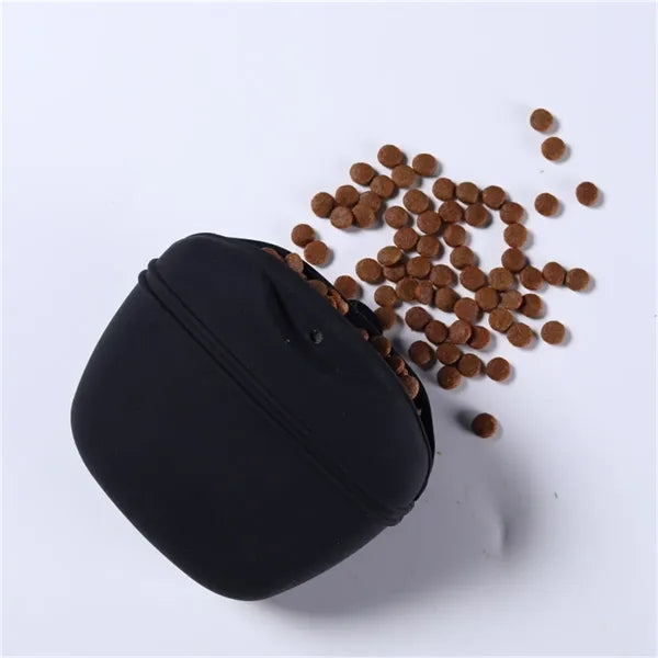Pet Silicone Treat Bag Fanny Pack with Waist Belt and Clip