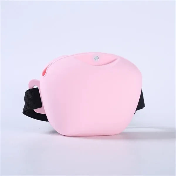 Pet Silicone Treat Bag Fanny Pack with Waist Belt and Clip