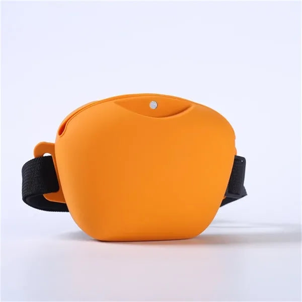 Pet Silicone Treat Bag Fanny Pack with Waist Belt and Clip