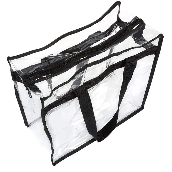 Clear PVC Zipper Tote Bag