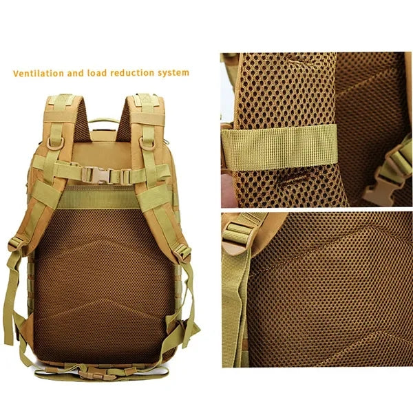 Outdoor camouflage tactical water-repellent hiking backpack