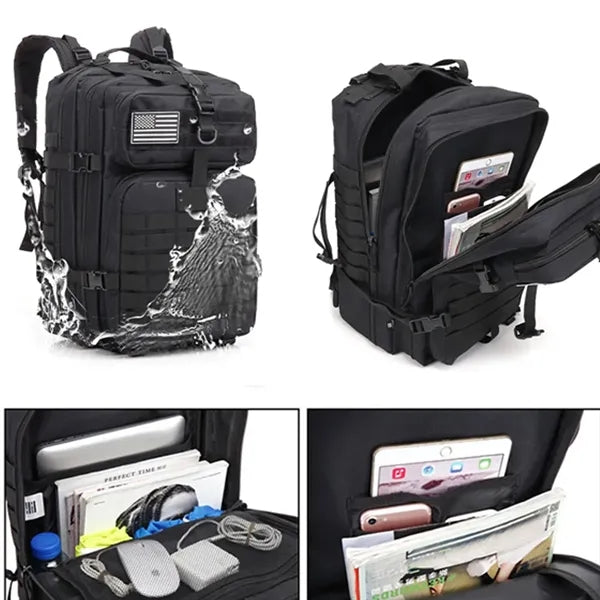 Outdoor camouflage tactical water-repellent hiking backpack