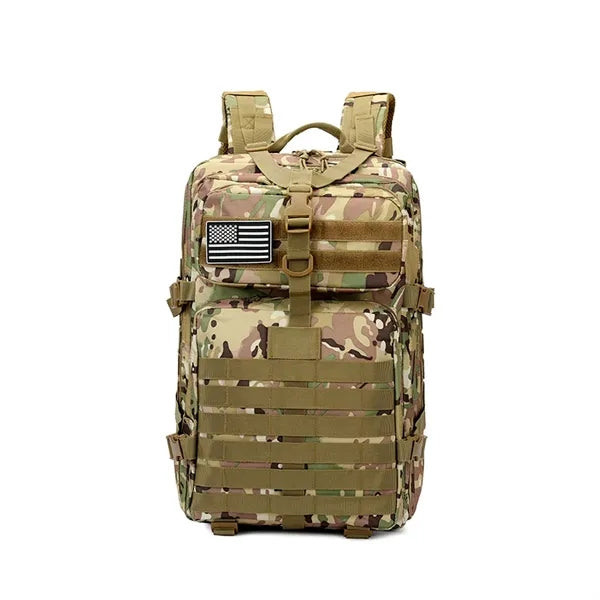 Outdoor camouflage tactical water-repellent hiking backpack