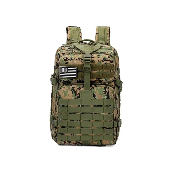 Outdoor camouflage tactical water-repellent hiking backpack