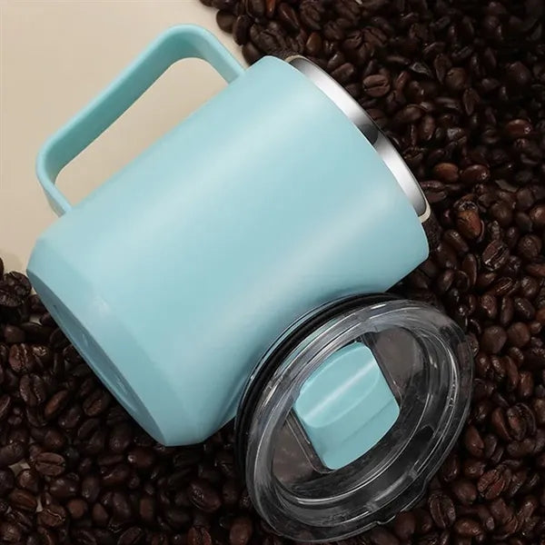 Stainless Steel Coffee Mug With Lid 15 OZ