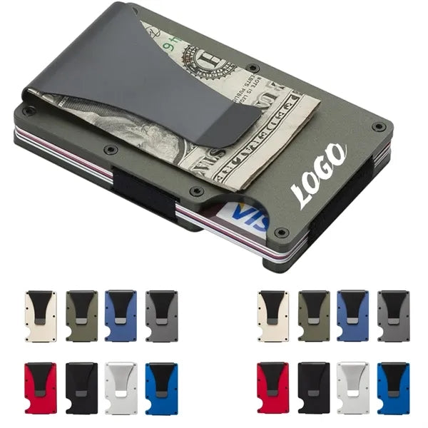 Ultra Slim RFID Blocking Metal Card Holder Wallet