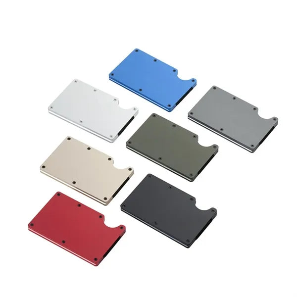 Ultra Slim RFID Blocking Metal Card Holder Wallet