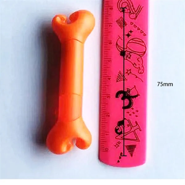 Vibrant Bone-Shaped Highlighter Pen