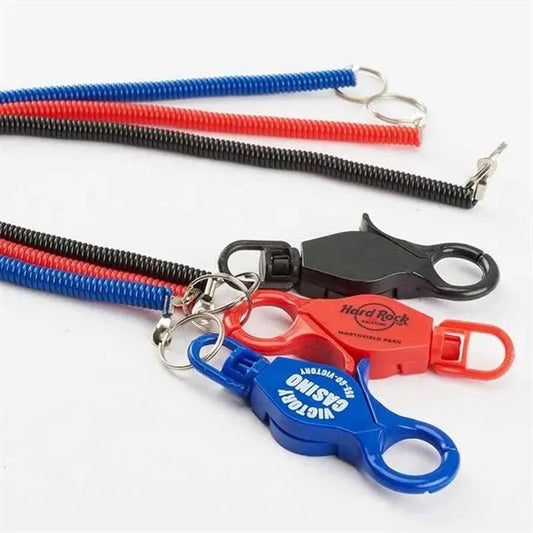 20" Plastic Lobster Claw Elastic Casino Coil Bungee Cord