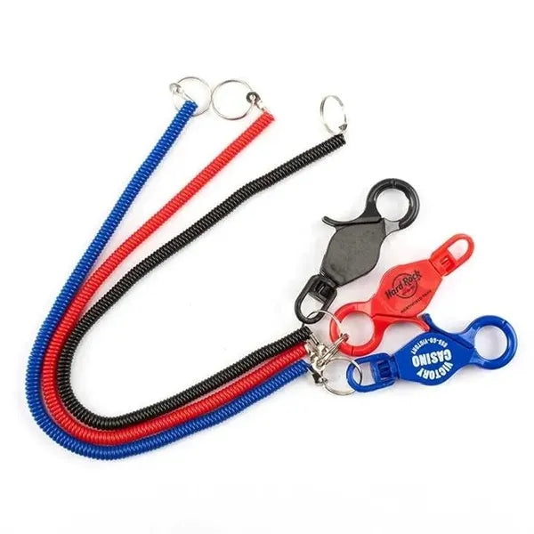 20" Plastic Lobster Claw Elastic Casino Coil Bungee Cord