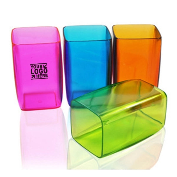 Square Plastic Crystal Water Bottle