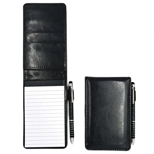 PU Leather Pocket A7 Notebook with Pen