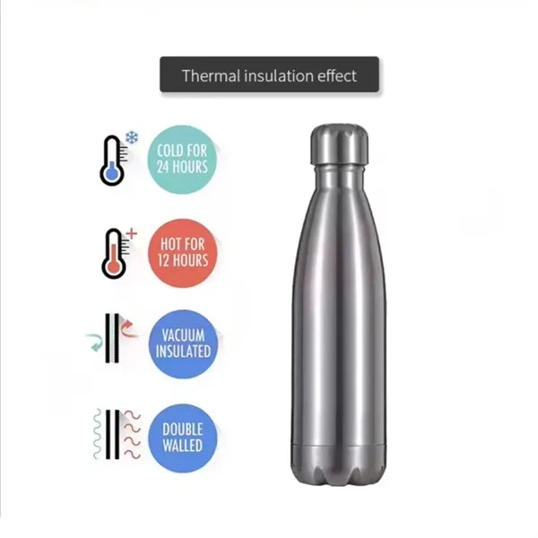 Large Capacity Modern Simple Thermos Bottle