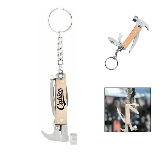 7-in-1 Mini Wooden Hammer Tool